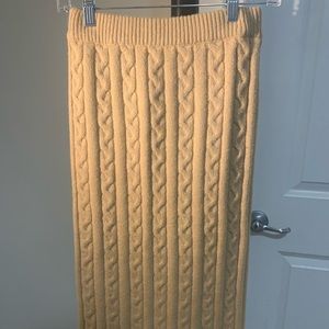 Coraline Pleated Wool-Blend Skirt